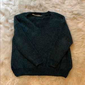 Dark green chenille sweater